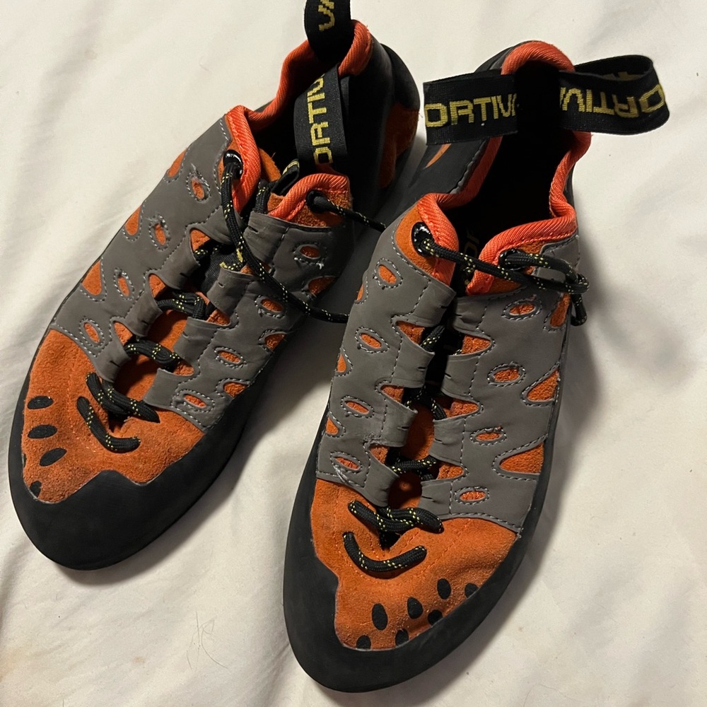 La Sportiva Men's Athletic Shoes - Gray and Orange